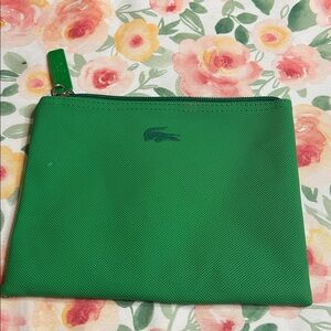 Lacoste Turkish Airlines Green Amenity Bag
